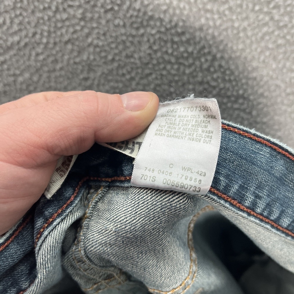 Levis 559 Jeans Mens 36x32 Blue Denim Relaxed Workwear Grunge Skater Baggy * - Picture 8 of 11